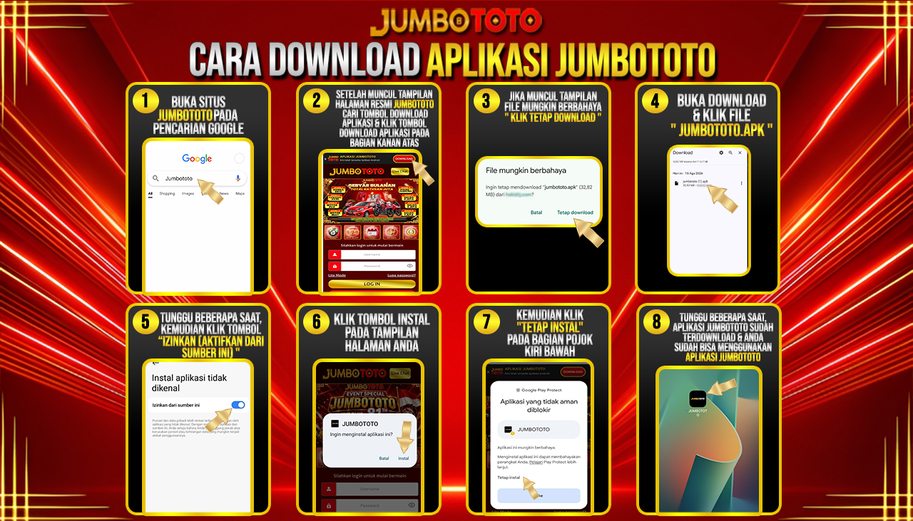 Cara download apk jumbototo